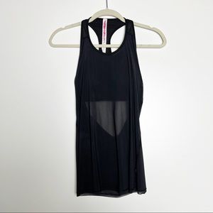 Lululemon black active wear yoga tank top